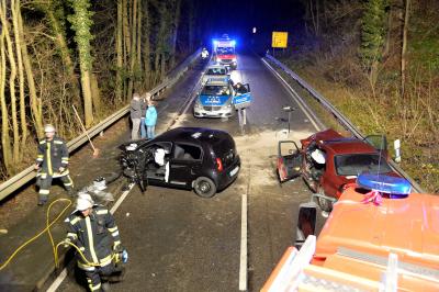 Marbach: Frontalzusammenstoss fordert Verletzte zwischen Murr und Benningen